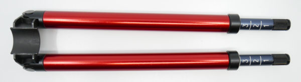 Zweibeinstütze PE90 rot